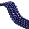 Kitcheniva Lapis Lazuli Smooth Round Beads 15.5&#x22; Strand